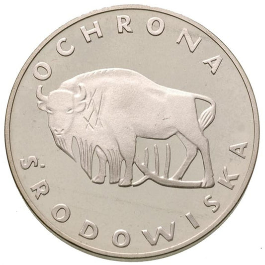 100 złotych - Ochrona Środowiska - Żubr - 1977 rok