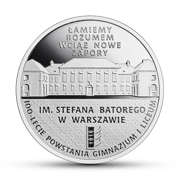 Moneta 10 zł Gimnazjum i Liceum im. Stefana Batorego