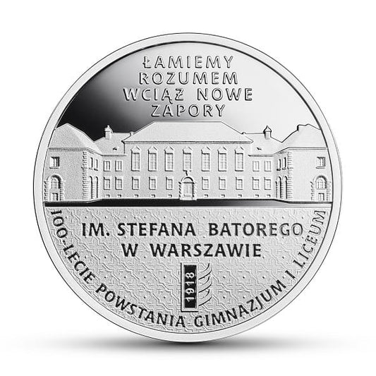 Moneta 10 zł Gimnazjum i Liceum im. Stefana Batorego