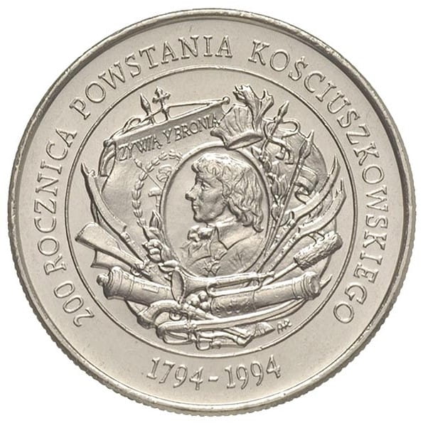 20 000 złotych - Powstanie Kościuszkowskie - 1994 rok