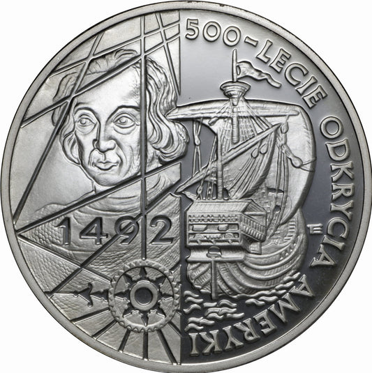 200 000 złotych - 500-lecie Odkrycia Ameryki - 1992 rok