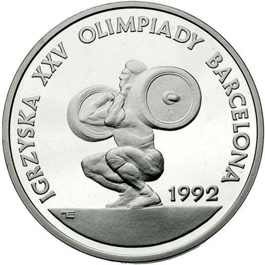 200 000 złotych - Igrzyska XXV Olimpiady Barcelona - Ciężary - 1991 rok