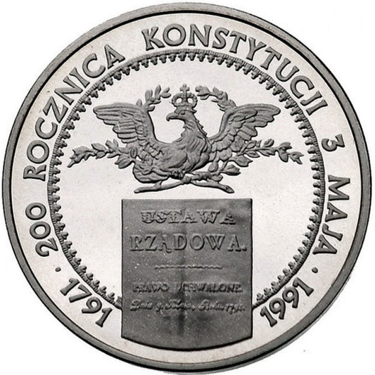 200 000 złotych - Konstytucja 3 Maja - 1991 rok