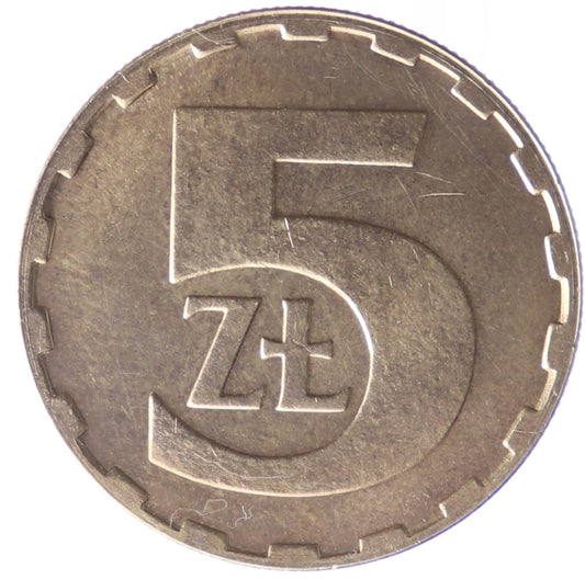 5 złotych - 1986-88 rok