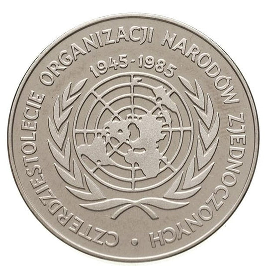 500 złotych - 40 Lat ONZ - 1985 rok