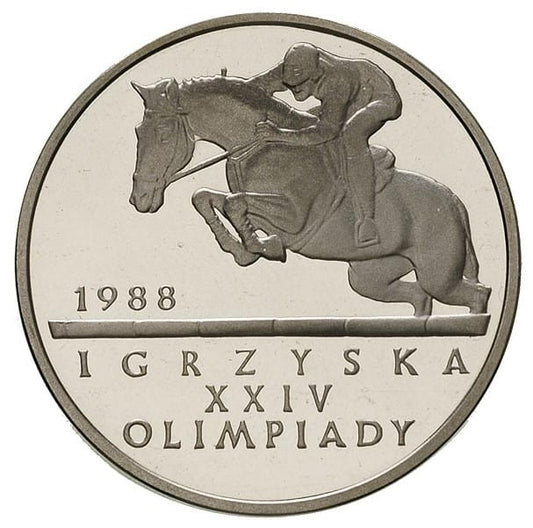 500 złotych - Igrzyska XXIV Olimpiady Seul 1988 - 1987 rok