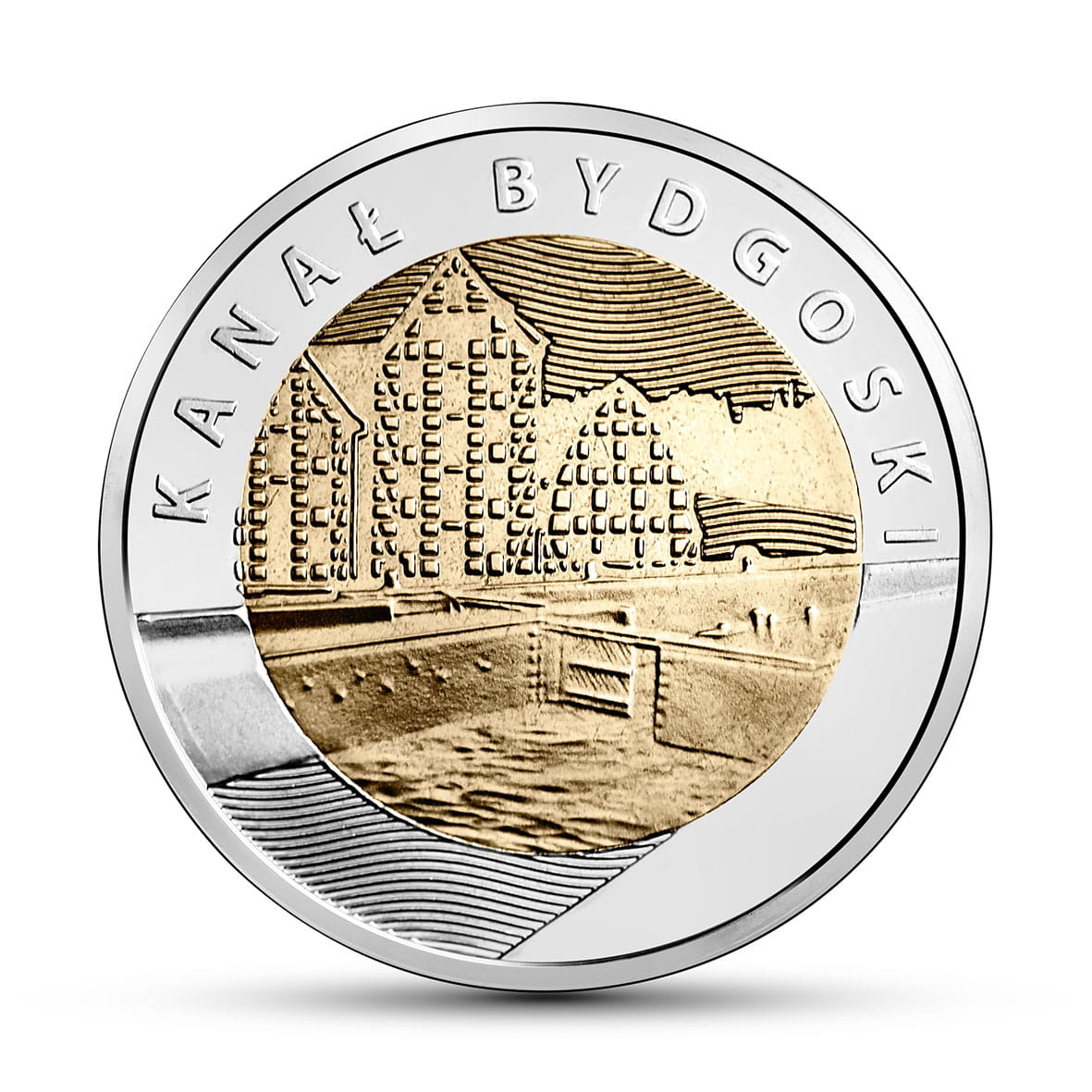Moneta 5 zł Kanał Bydgoski