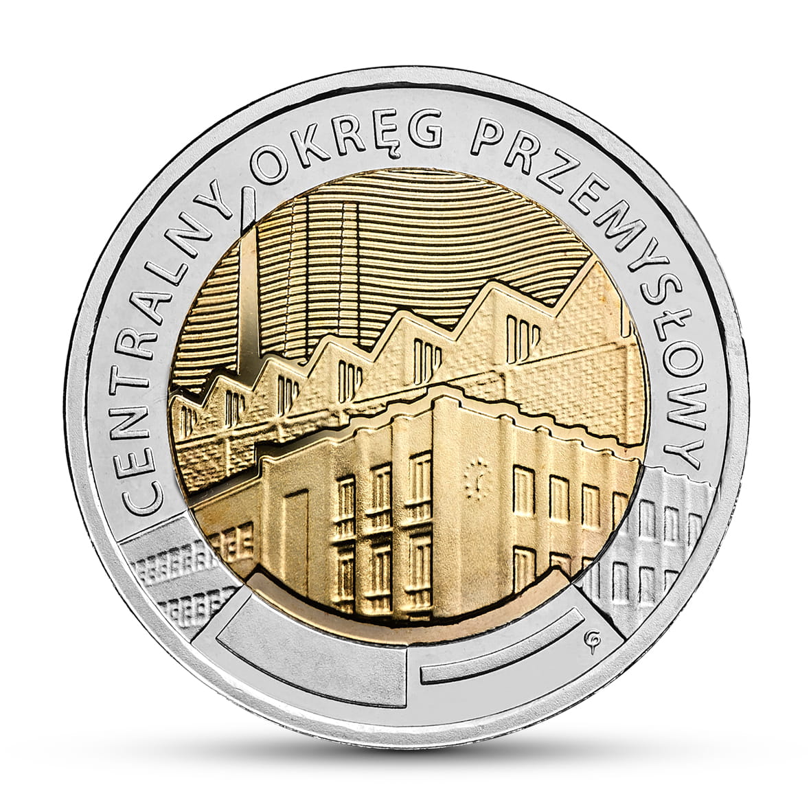 Moneta 5 zł Centralny Okręg Przemysłowy