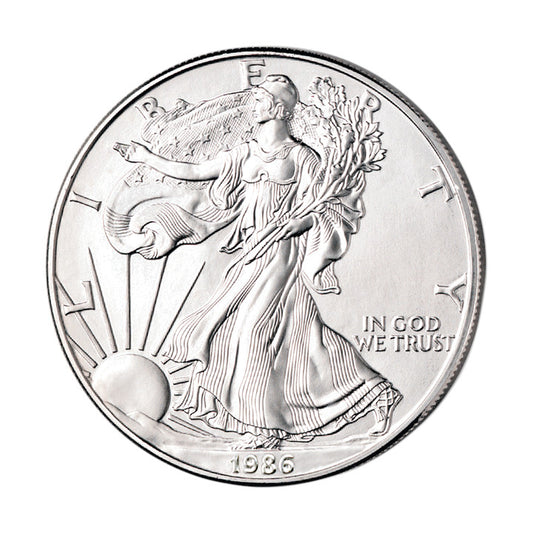 Amerykański Orzeł - 1986 - 1 uncja srebra
