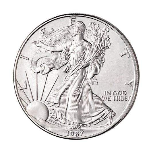 Amerykański Orzeł - 1987 - 1 uncja srebra