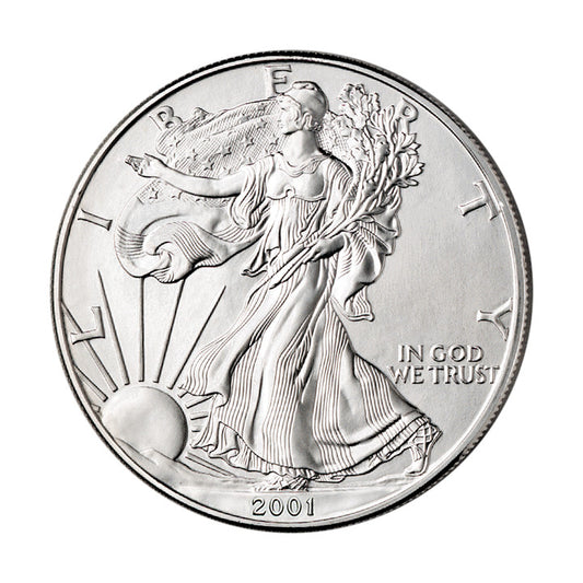 Amerykański Orzeł - 2001 - 1 uncja srebra