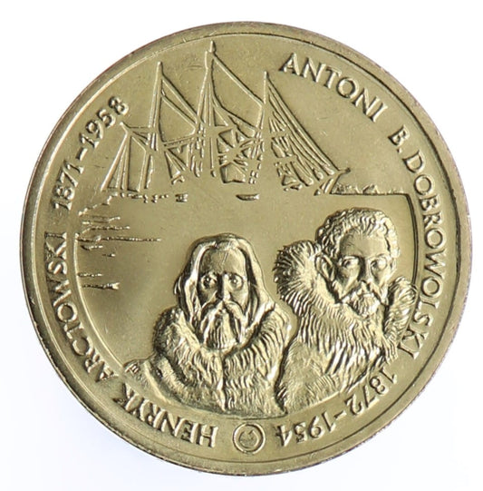 Moneta 2 zł Arctowski, Dobrowolski - 2007 rok