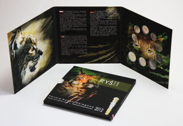 Blister - Polskie Monety Obiegowe - 2012 rok