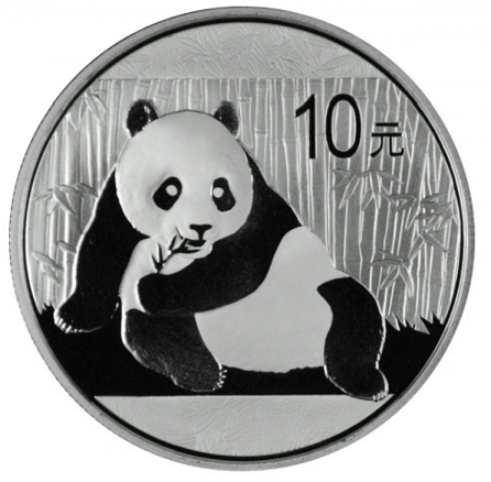 Chińska Panda - 2015 - 1 Uncja Srebra