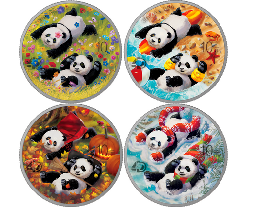 Chińska Panda - Zestaw 4 Pory Roku - 2022 - 30g  (4szt)