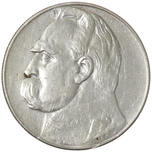 10 zł - Józef Piłsudski - 1938 (nr  1856)