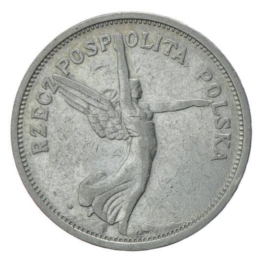 5 zł - Nike - 1928 z.m.  (z przesuniętym znakiem)