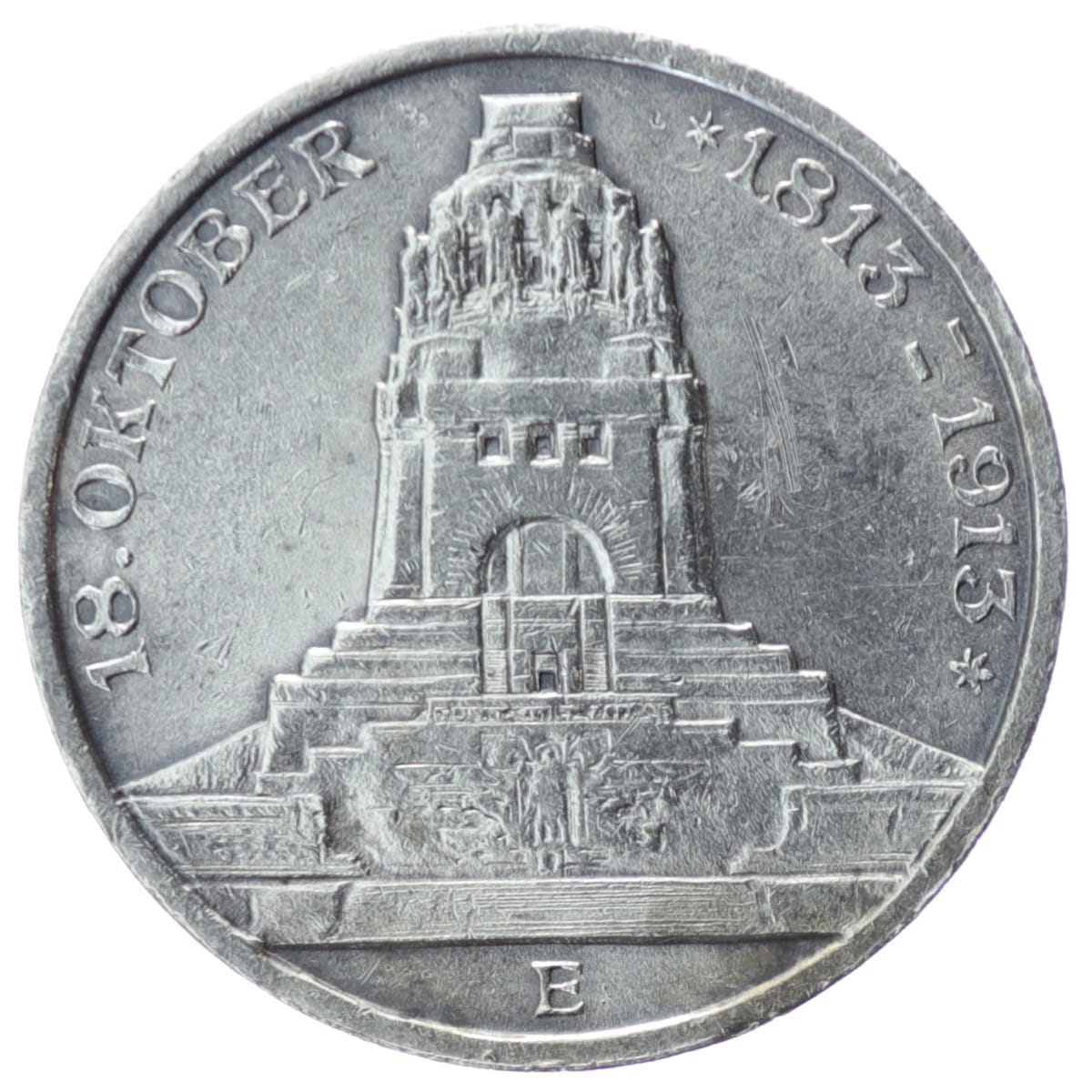 3 marki - Saksonia - 1913 - E