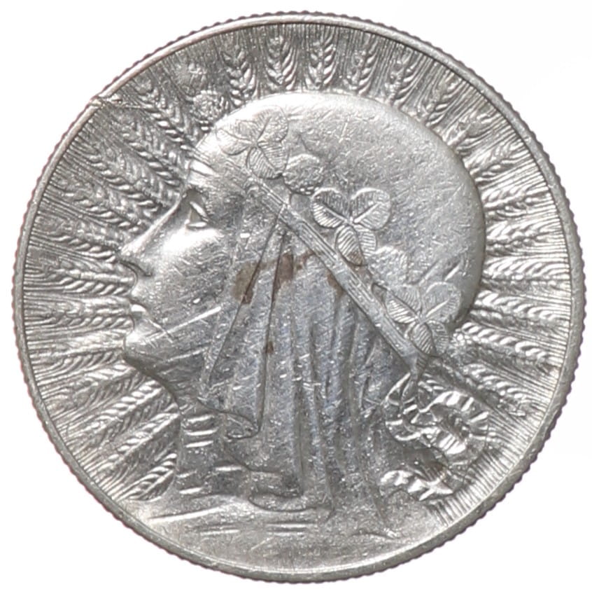 5 zł - Głowa Kobiety - 1934 (nr  1164)