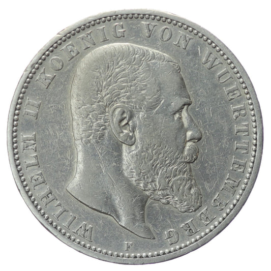 5 marek - Wirtembergia - 1901 - F
