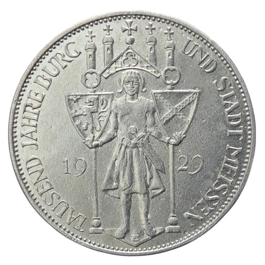 3 reichsmarki - Republika Weimarska - 1929 - E