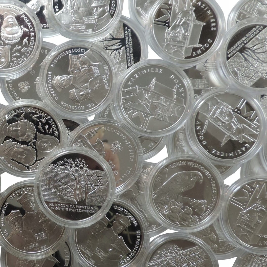 Kilogram Srebra - Pakiet monet 20 złotowych