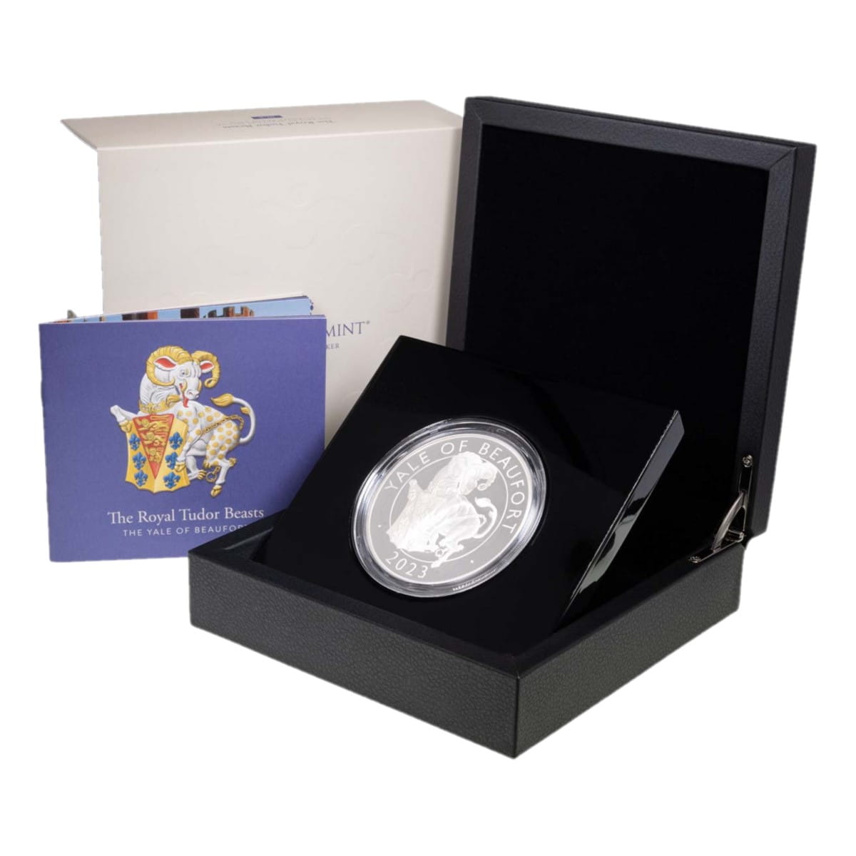 10 funtów - Bestie Tudorów - Yale Beaufort - 5 Uncji Srebra