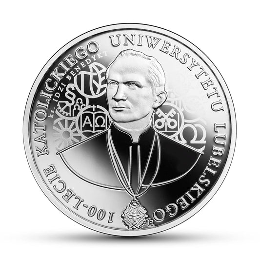 Moneta 10 zł 100-lecie Katolickiego Uniwersytetu Lubelskiego