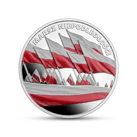Moneta 10 zł Marsz Niepodległości