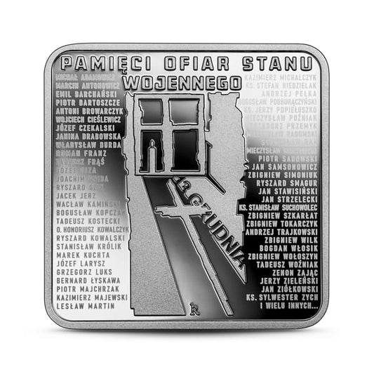 Moneta 10 zł  Pamięci ofiar stanu wojennego