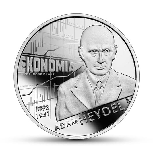 Moneta 10 zł Adam Heydel