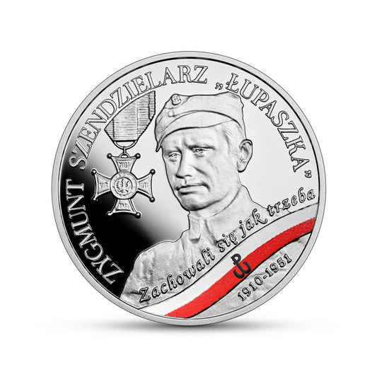 Moneta 10 zł Żołnierze Niezłomni „Łupaszka”