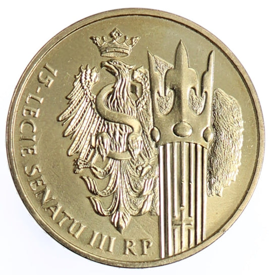 Moneta 2 zł 15-lecie Senatu III RP - 2004 rok