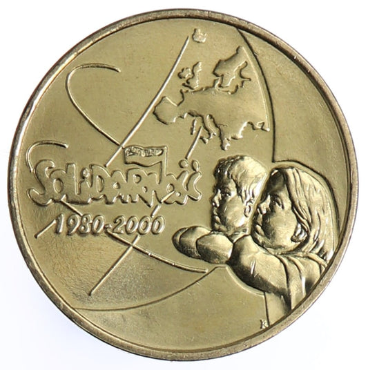 Moneta 2 zł 20 Lat Solidarności - 2000 rok