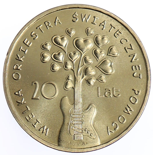 Moneta 2 zł 20 Lat WOŚP - 2012 rok