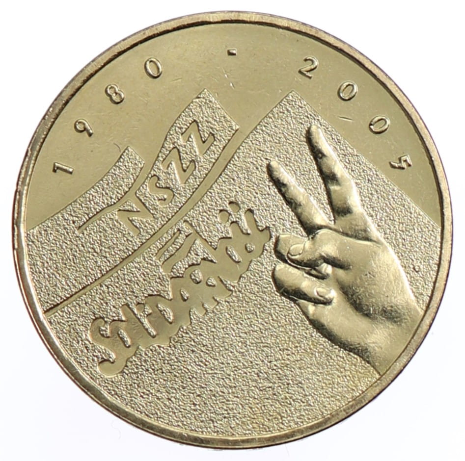 Moneta 2 zł 25 lat Solidarności - 2005 rok
