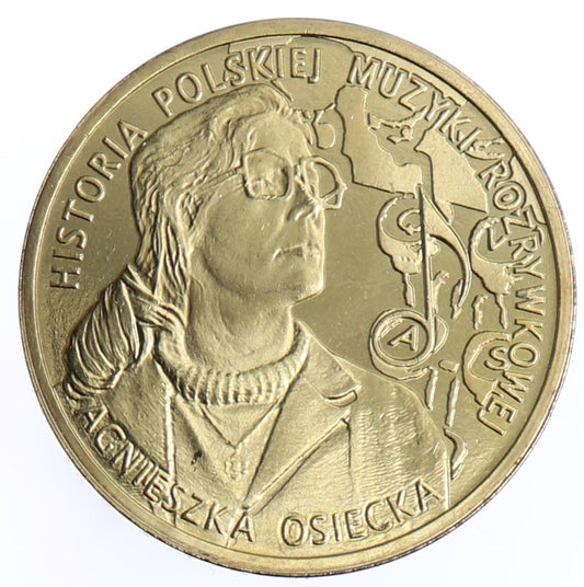 Moneta 2 zł Agnieszka Osiecka - 2013 rok