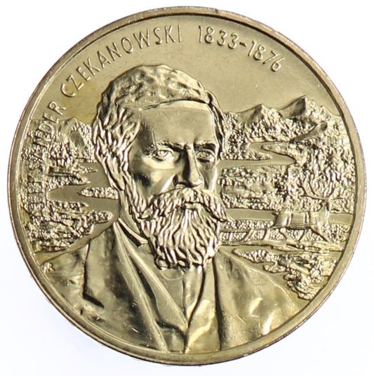 Moneta 2 zł Aleksander Czekanowski - 2004 rok