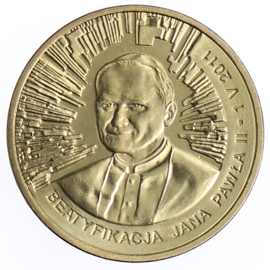 Moneta 2 zł Beatyfikacja Jana Pawła II - 2011 rok