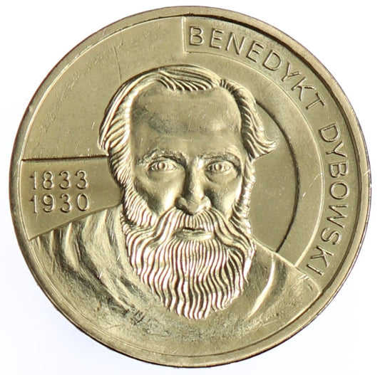Moneta 2 zł Benedykt Dybowski - 2010 rok