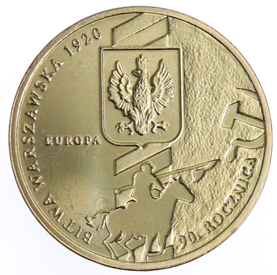 Moneta 2 zł Bitwa Warszawska - 2010 rok