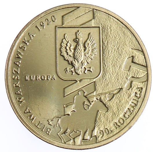 Moneta 2 zł Bitwa Warszawska - 2010 rok
