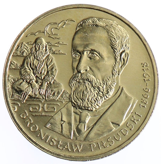 Moneta 2 zł Bronisław Piłsudski - 2008 rok