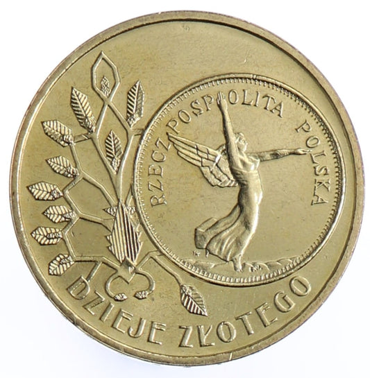 Moneta 2 zł Dzieje Złotego – Nike - 2007 rok