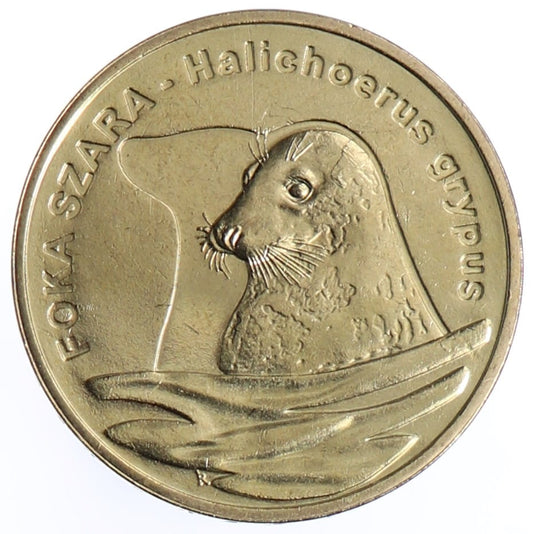 Moneta 2 zł Foka szara - 2007 rok