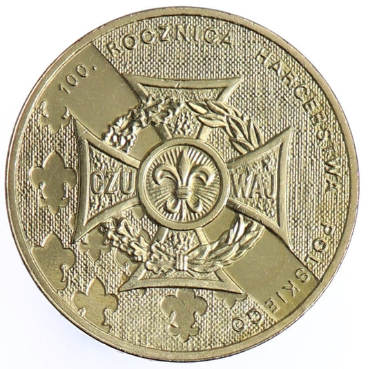 Moneta 2 zł Harcerstwo Polskie - 2010 rok
