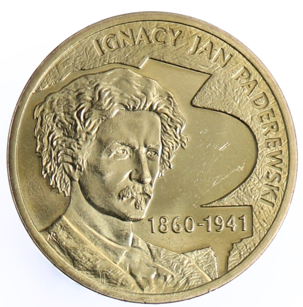 Moneta 2 zł Ignacy Jan Paderewski - 2011 rok