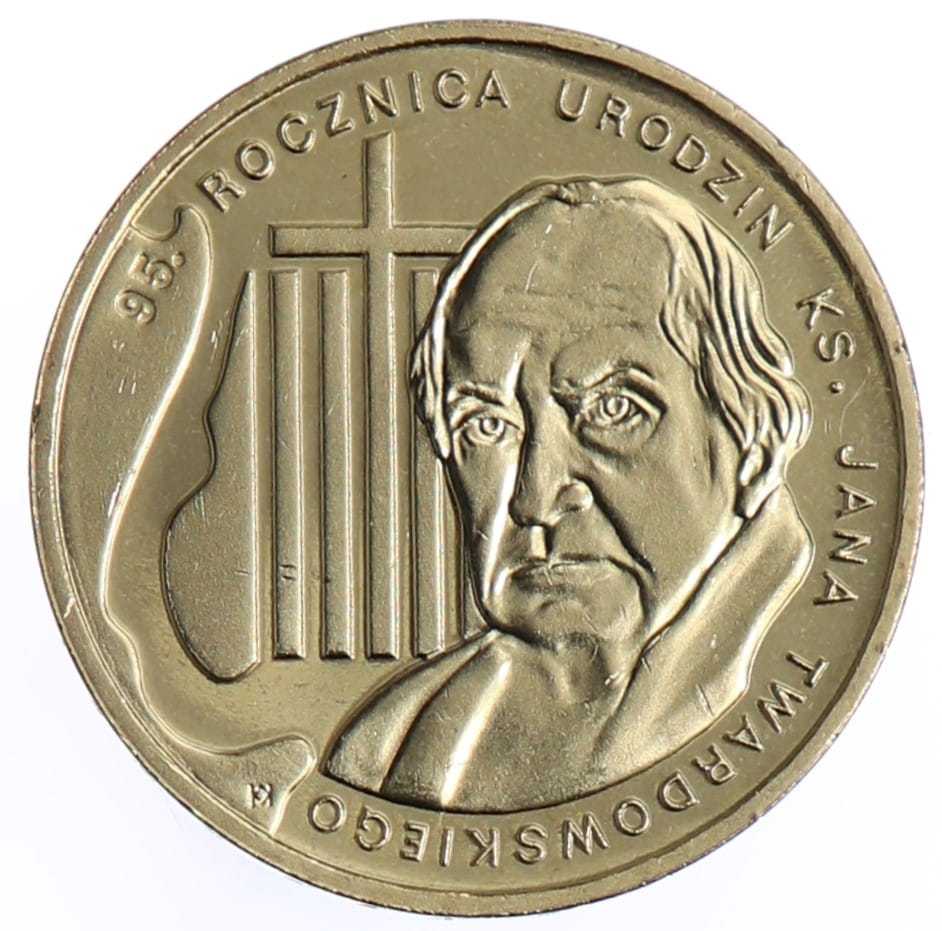 Moneta 2 zł Jan Twardowski - 2010 rok