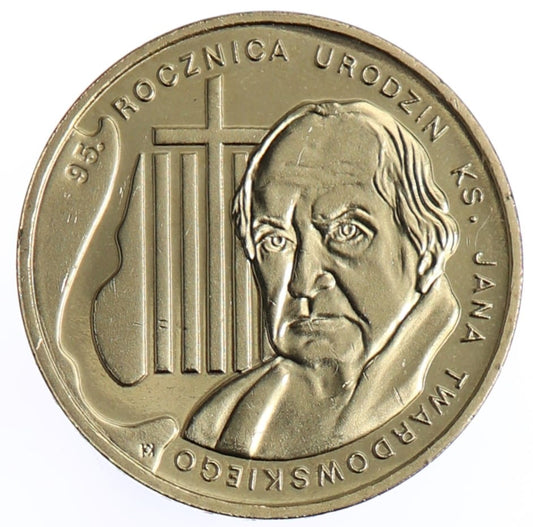 Moneta 2 zł Jan Twardowski - 2010 rok