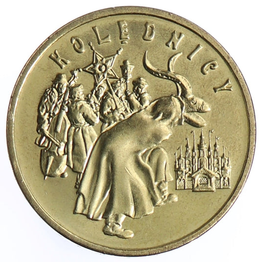 Moneta 2 zł Kolędnicy - 2001 rok